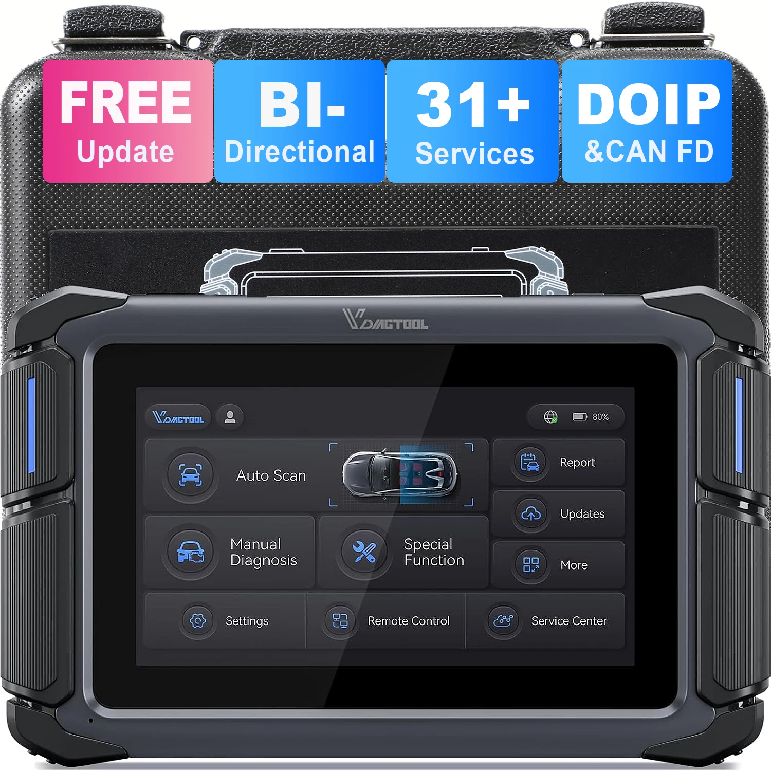 VDIAGTOOL VD70Lite Automotive Scanner Bidirectional All System Diagnostic Tool 31 Resets Lifetime Free Update DOIP CANFD FCA
VDIAGTOOL VD70Lite Automotive Scanner Bidirectional All System Diagnostic Tool 31 Resets Lifetime Free Update DOIP CANFD FCA