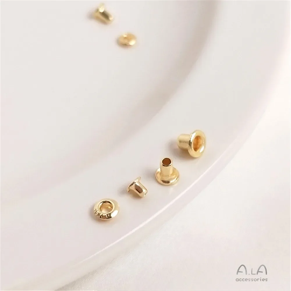 14K Gold Plated Large hole pearl patch DIY manual anti-wear plug roadpass bead hole holder accessories
14K Gold Plated Large hole pearl patch DIY manual anti-wear plug roadpass bead hole holder accessories