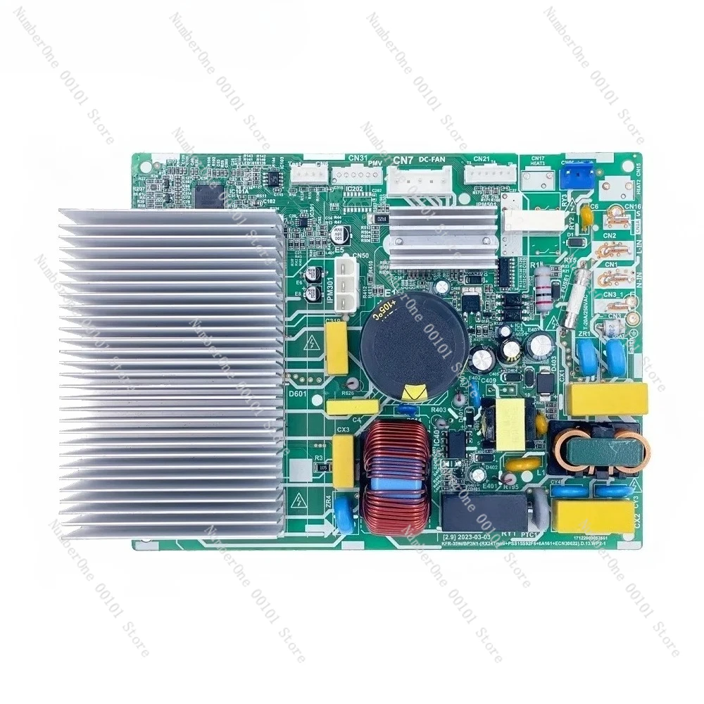 Used For Midea Air Conditioner Control Board KFR-35W/BP3N1-(RX24Tmini+PSS15S92F6+6A161+ECN30622).D.13.WP2-1 17122000057661 PCB
Used For Midea Air Conditioner Control Board KFR-35W/BP3N1-(RX24Tmini+PSS15S92F6+6A161+ECN30622).D.13.WP2-1 17122000057661 PCB