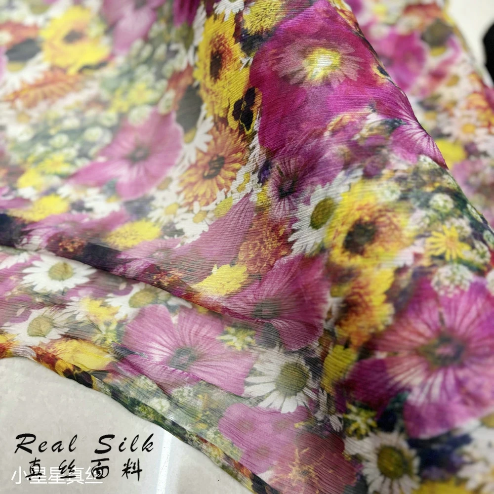 Summer Tea Silk Crinkle Chiffon Qiao Qi Fabric Satin Fabric Semi-Transparent Pendant Flowy Dress
Summer Tea Silk Crinkle Chiffon Qiao Qi Fabric Satin Fabric Semi-Transparent Pendant Flowy Dress