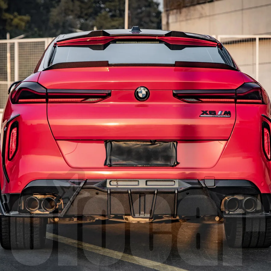 Oiomotors SQ Style Carbon Fiber Rear Bumper Diffuser Spoiler for Bmw F96 X6m
Oiomotors SQ Style Carbon Fiber Rear Bumper Diffuser Spoiler for Bmw F96 X6m