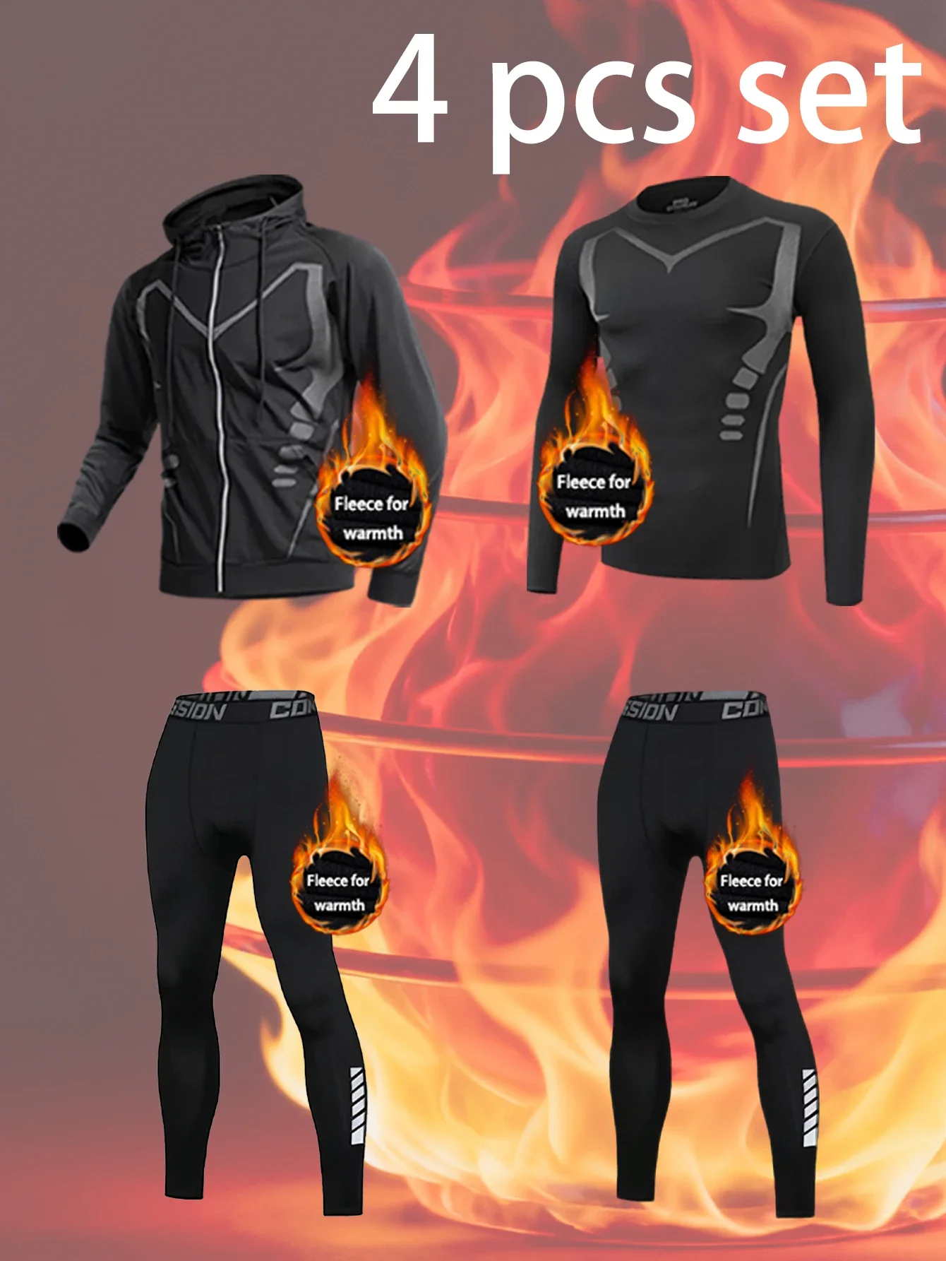 2025 Новый осенне-зимний комплект для бега из 4 предметов, теплый и удобный, не боится льда и снега.
2025 Новый осенне-зимний комплект для бега из 4 предметов, теплый и удобный, не боится льда и снега.