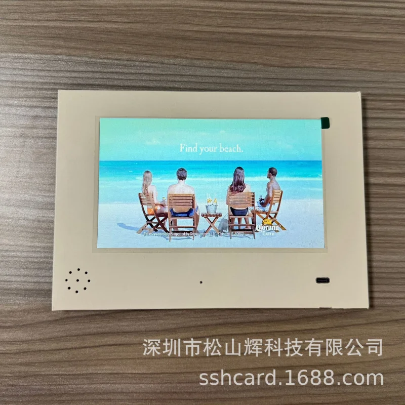 Custom. 7inch LCD Screen Supply Packaging Box Wooden Box Open to Light Control Magnetic Control Video Advertising Brochu
Custom. 7inch LCD Screen Supply Packaging Box Wooden Box Open to Light Control Magnetic Control Video Advertising Brochu