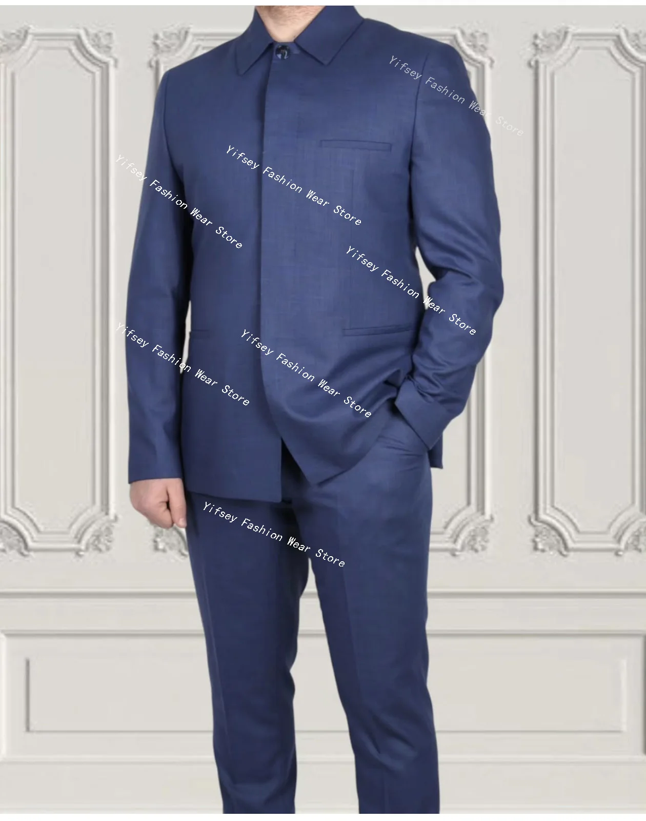 Luxury Small Lapel Blazer Suit Set for Men Designer Boyfriend Slim Fit Male Coat 2pcs Outfit Wedding Ceremony Tailored Clothing
Luxury Small Lapel Blazer Suit Set for Men Designer Boyfriend Slim Fit Male Coat 2pcs Outfit Wedding Ceremony Tailored Clothing