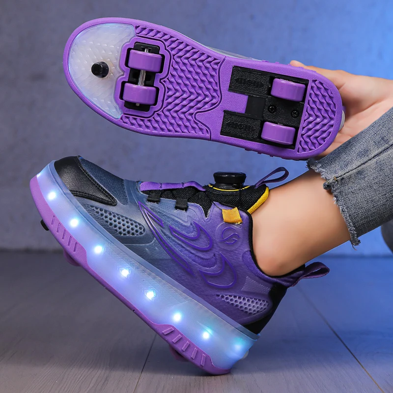 Trendy shoes: 4-Wheel Auto-Retractable Invisible – Girls' Sneakers, Roller Skates for Kids, Adults & Boys
Trendy shoes: 4-Wheel Auto-Retractable Invisible – Girls' Sneakers, Roller Skates for Kids, Adults & Boys