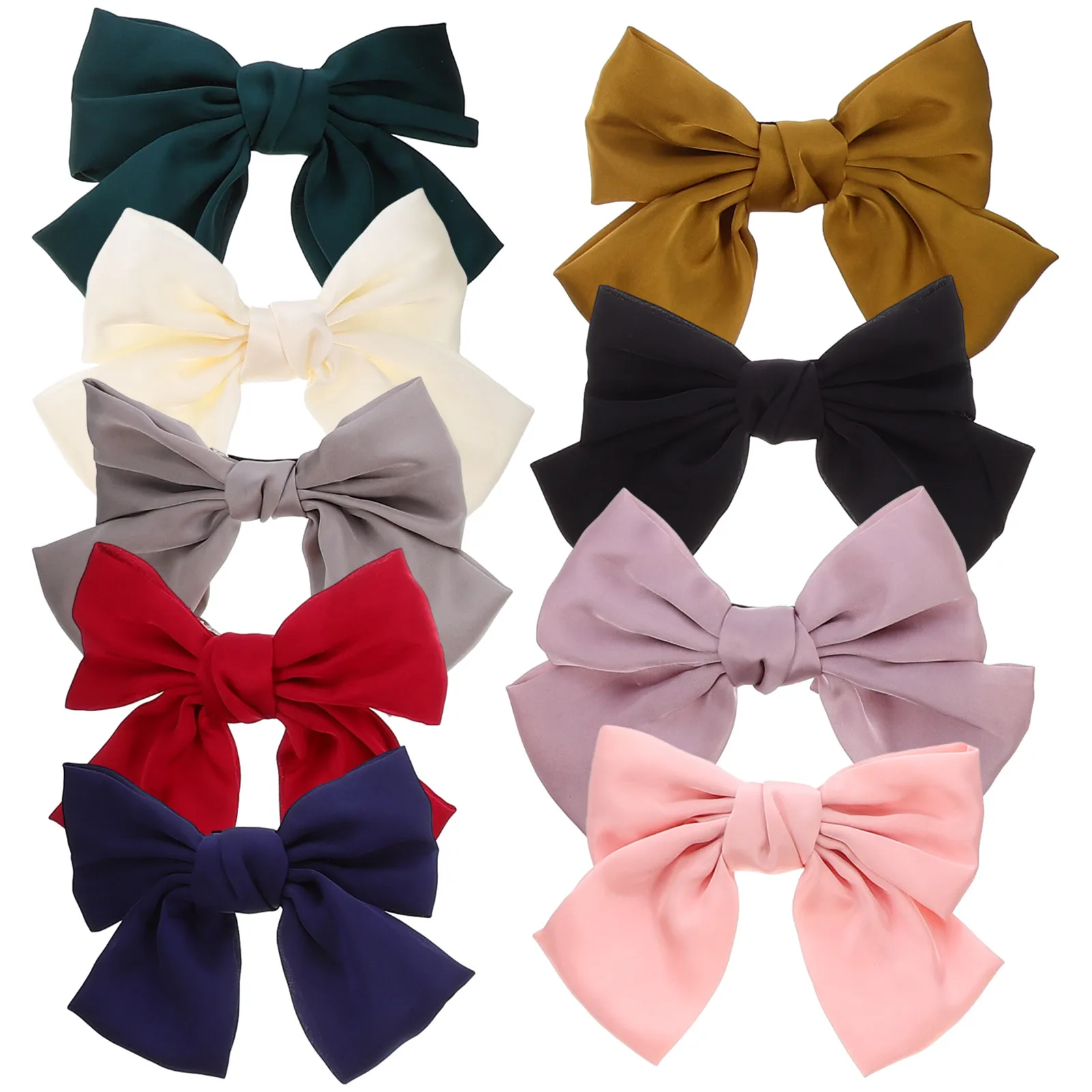9Pcs Bow Hair Clips Zinc Alloy Fabric Ribbon Barrettes for Women Teen Girls Secure Hold Elegant Styling Ponytail Hair Bows
9Pcs Bow Hair Clips Zinc Alloy Fabric Ribbon Barrettes for Women Teen Girls Secure Hold Elegant Styling Ponytail Hair Bows