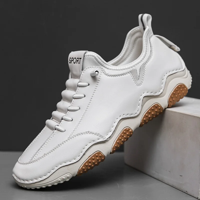 New Autumn Spring Handmade Leather Casual Men Shoes Design Fashion Sneakers Man Loafers Breathable Soft Flat Shoes Driving Shoes
New Autumn Spring Handmade Leather Casual Men Shoes Design Fashion Sneakers Man Loafers Breathable Soft Flat Shoes Driving Shoes