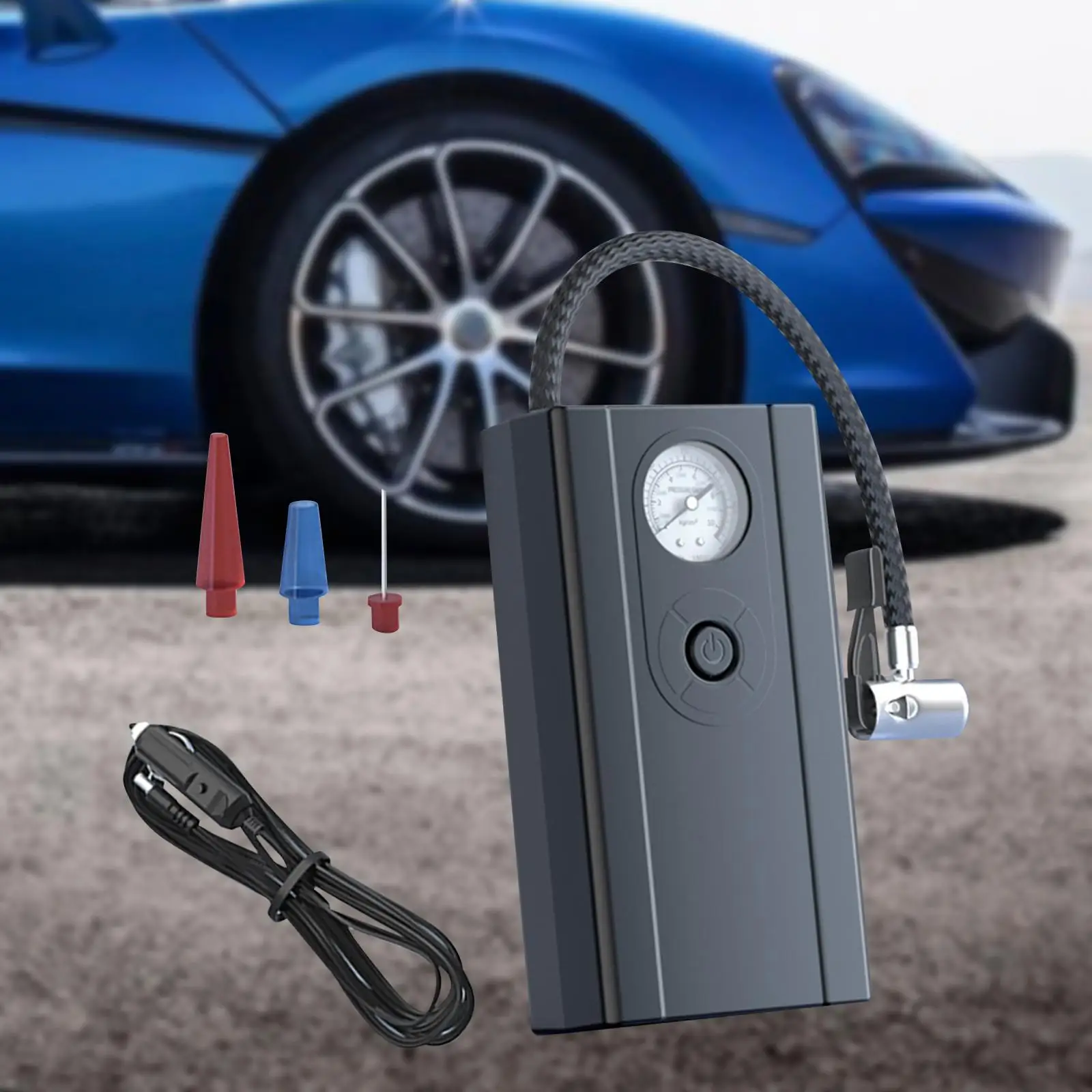 Air Compressor Car Accessories Easy to Operate Multipurpose Portable Tire Pump Tire Inflator for Ball Motor Bike Car,Men
Air Compressor Car Accessories Easy to Operate Multipurpose Portable Tire Pump Tire Inflator for Ball Motor Bike Car,Men