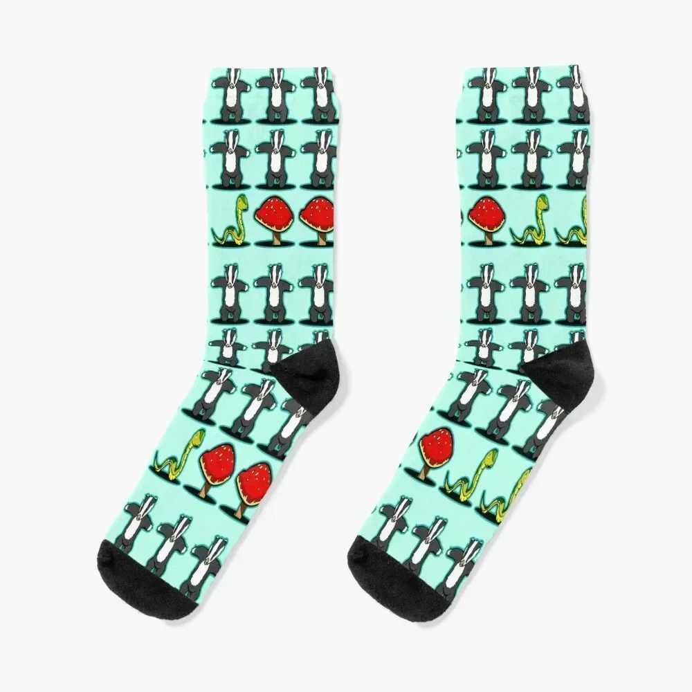 Badger Badger Mushroom Snake Socks retro bright garter Non-slip anti slip football Boy Socks Women's
Badger Badger Mushroom Snake Socks retro bright garter Non-slip anti slip football Boy Socks Women's