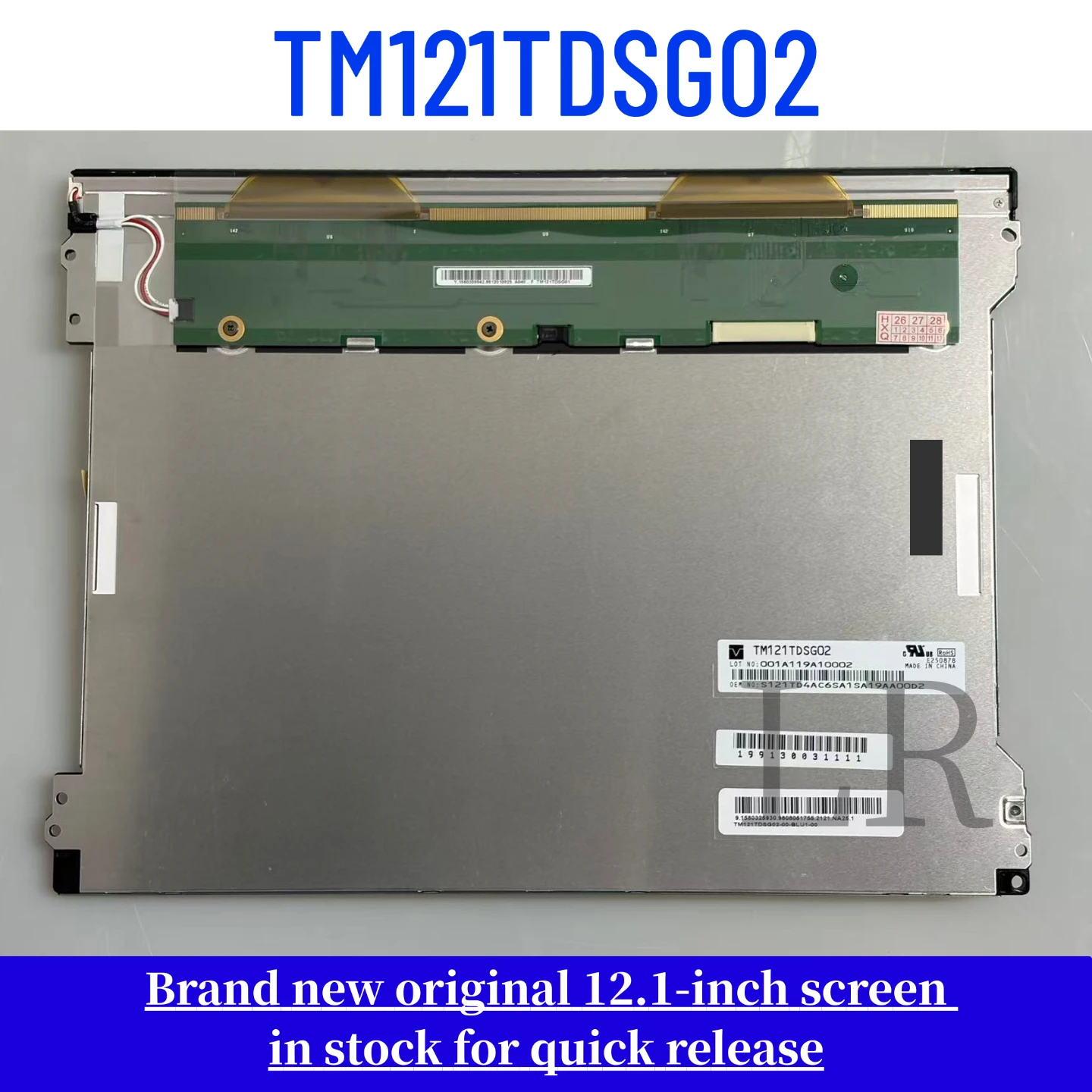 TM121TDSG02 Brand-New, Genuine 12.1-inch LCD Display
TM121TDSG02 Brand-New, Genuine 12.1-inch LCD Display
