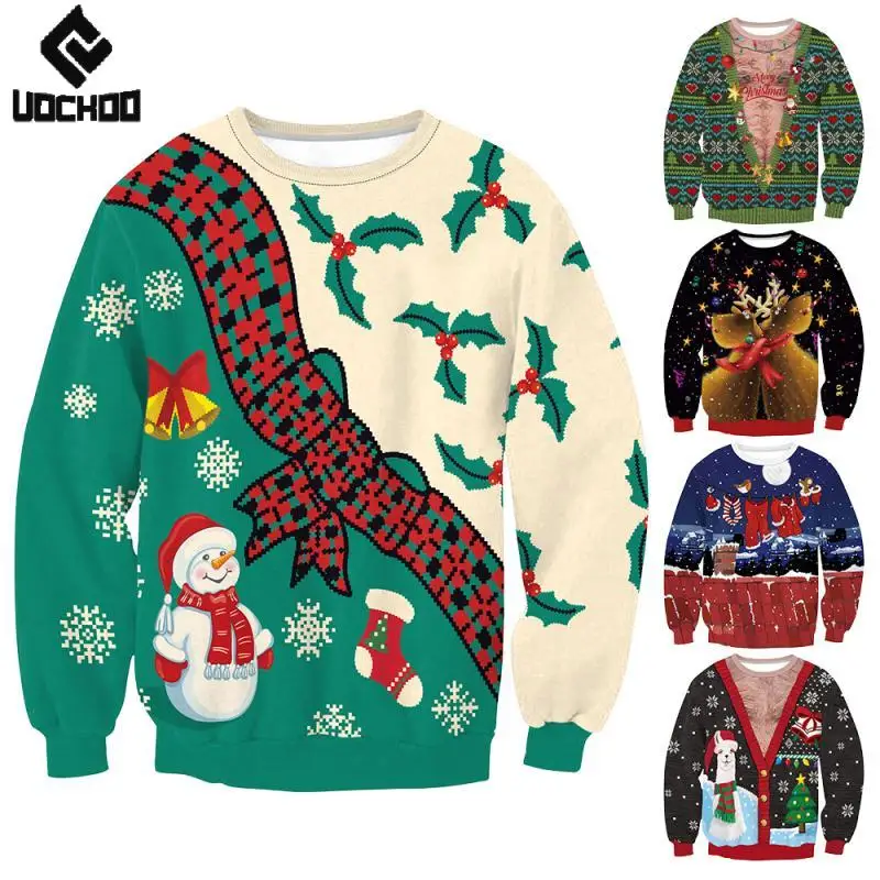 Snowman Cosplay Ugly Christmas Sweatshirt Reindeer Graphic Costumes Holiday Pullover Autumn Winter Loose Hoodies Couple Clothes
Snowman Cosplay Ugly Christmas Sweatshirt Reindeer Graphic Costumes Holiday Pullover Autumn Winter Loose Hoodies Couple Clothes