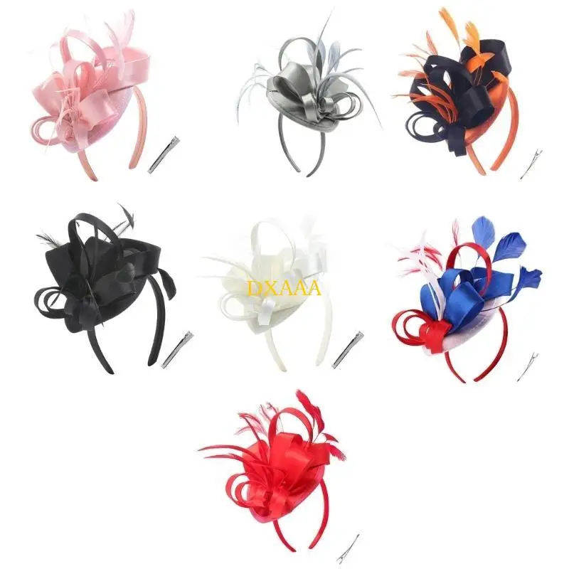 DXAA Elegant Fascinator Headband for Women Cocktail Tea Party Headwear Exquisite French Fascinator for Wedding
DXAA Elegant Fascinator Headband for Women Cocktail Tea Party Headwear Exquisite French Fascinator for Wedding