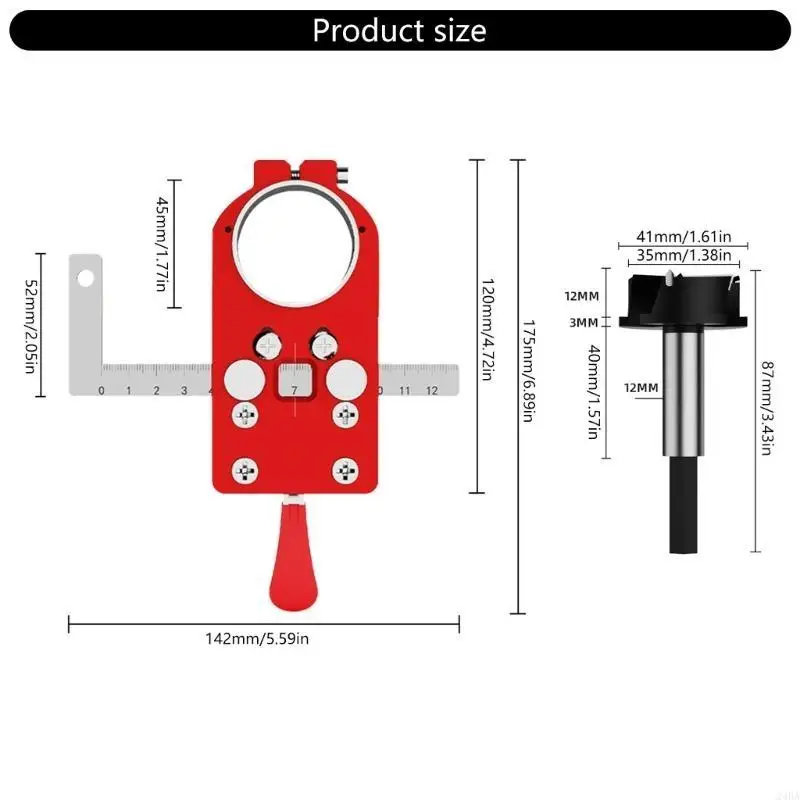 24BA Furniture Hinge Drill Guide Tool Positioner for Accurate 35mm Hole Placement
24BA Furniture Hinge Drill Guide Tool Positioner for Accurate 35mm Hole Placement