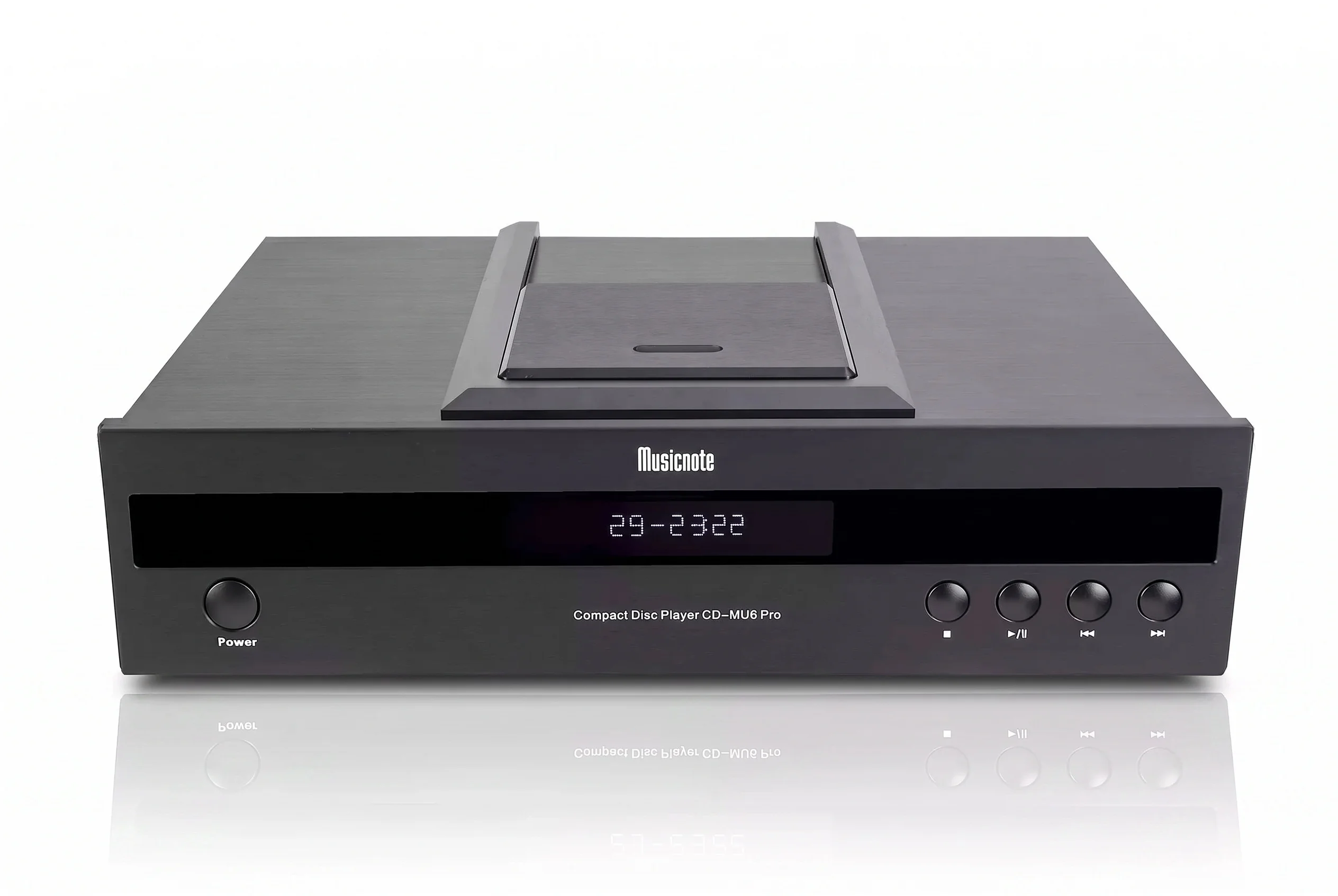 Musicnote MU6Pro Audiophile-Grade CD Player with Top Cover, Tube Balanced Output, 1795 Decoding, Digital Output, Remote Control