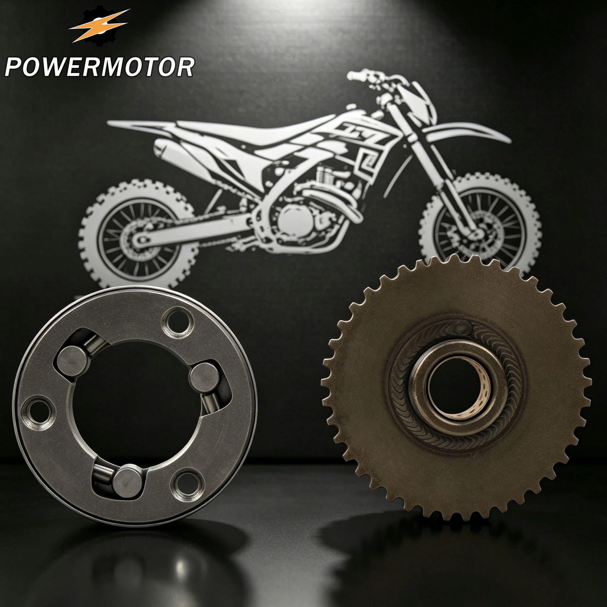 Motorcycle Starter Drive Assembly for 50cc 70cc 90cc 110cc 125cc ATV UTV Quad Go Kart DirtBike Motocross Engine Clutch Modified
Motorcycle Starter Drive Assembly for 50cc 70cc 90cc 110cc 125cc ATV UTV Quad Go Kart DirtBike Motocross Engine Clutch Modified