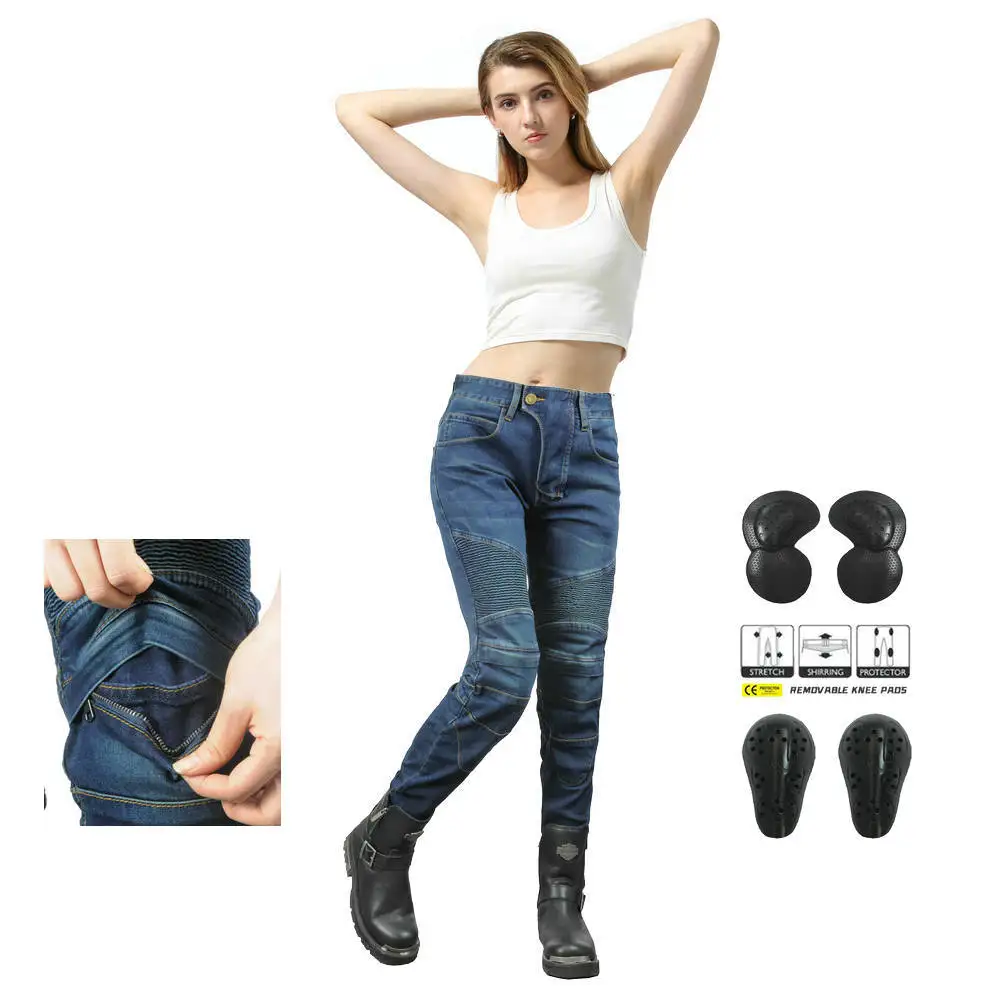 Motorcycle Pants Pantalon Moto Green Moto Jeans Woman Boyfriends Motorcycle Leisure Women's Jeans Blue Riding High Waist Jeans
Motorcycle Pants Pantalon Moto Green Moto Jeans Woman Boyfriends Motorcycle Leisure Women's Jeans Blue Riding High Waist Jeans