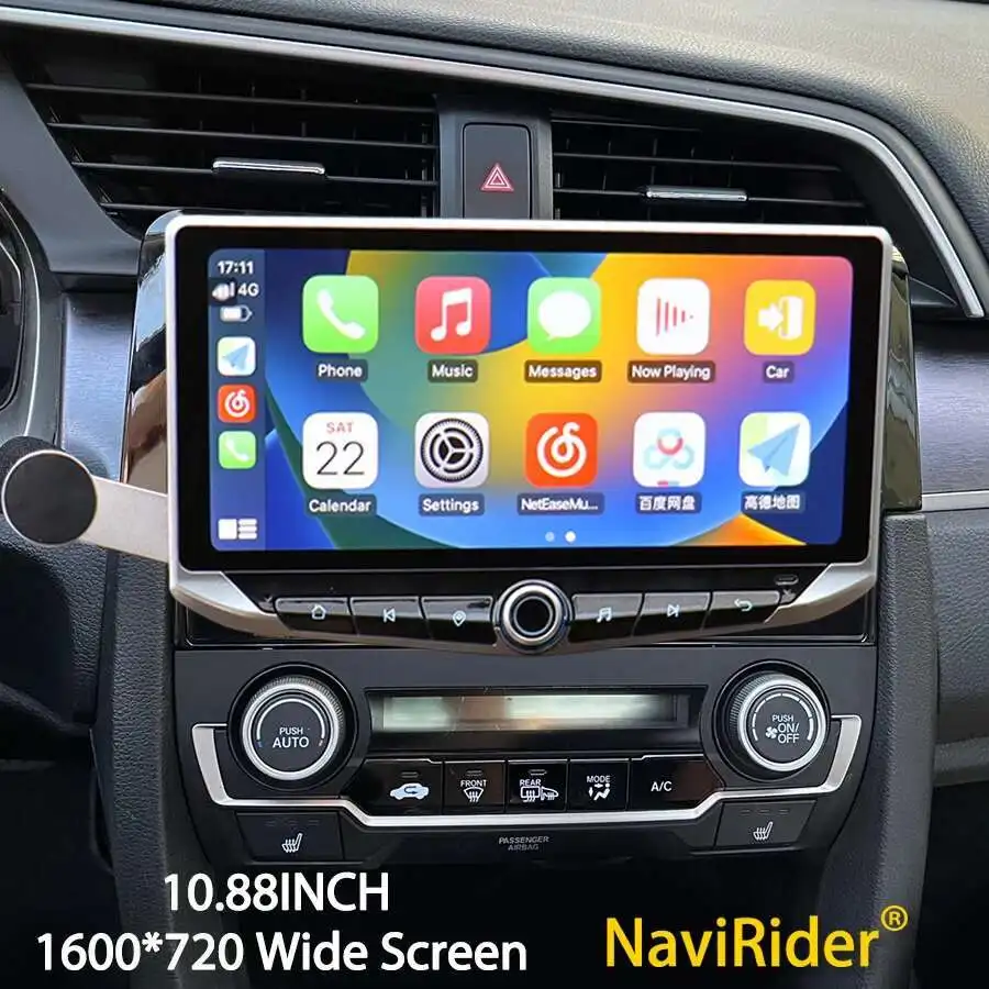 10,88-дюймовый Qled-экран Android-видеоплеер Carplay для Honda Civic 2015-2020 Type-C зарядка мобильного держателя GPS мультимедиа стерео
10,88-дюймовый Qled-экран Android-видеоплеер Carplay для Honda Civic 2015-2020 Type-C зарядка мобильного держателя GPS мультимедиа стерео