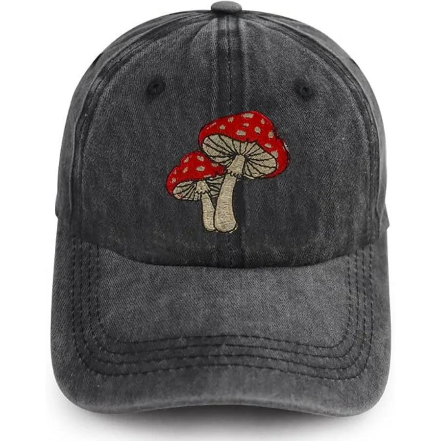 Vintage Washed Baseball Cap with Embroidered Cherry Design, Adjustable Hat for Women and Men
Vintage Washed Baseball Cap with Embroidered Cherry Design, Adjustable Hat for Women and Men