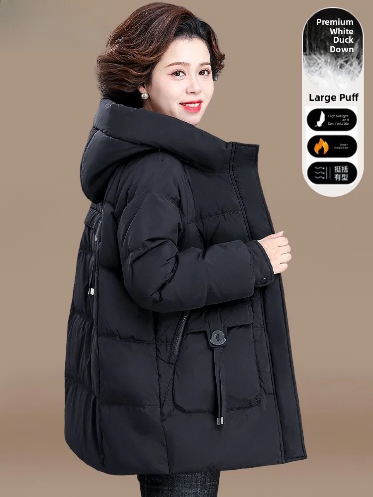 Warmth Mom's Mid-Length down Jaet 2024 New Winter Faion Outerwear for Middle-Aged And ly Women Sli Cotton Coat
Warmth Mom's Mid-Length down Jaet 2024 New Winter Faion Outerwear for Middle-Aged And ly Women Sli Cotton Coat