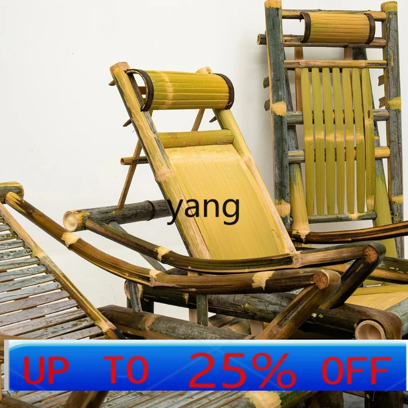 LMM Bamboo recliner folding home balcony lunch break couch traditional old-fashioned back chair
LMM Bamboo recliner folding home balcony lunch break couch traditional old-fashioned back chair