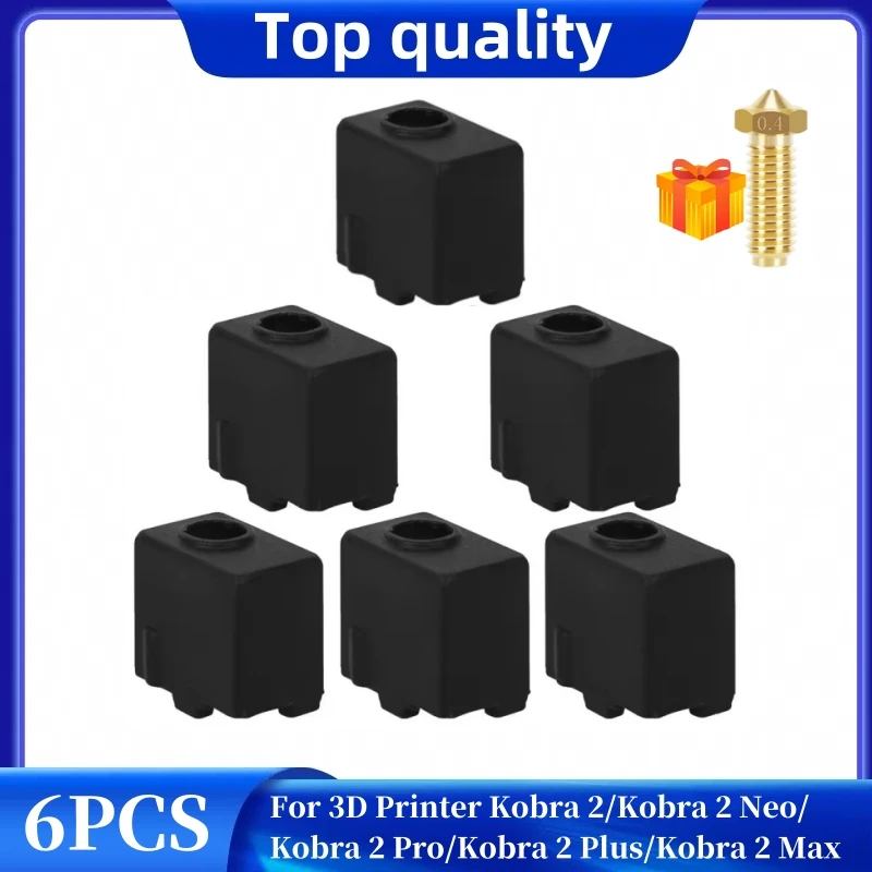 6pcs Silicone Socks For Anycubic Kobra 2 Pro Heating Block Cover Hotend Heat Insulation Case For Kobra2 Max/ Kobra2 Neo/Kobra2
6pcs Silicone Socks For Anycubic Kobra 2 Pro Heating Block Cover Hotend Heat Insulation Case For Kobra2 Max/ Kobra2 Neo/Kobra2