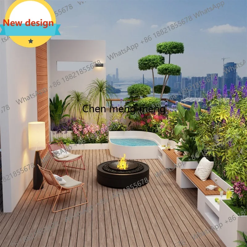 D80 Nordic Balcony Planter Fish Pond Bench Modern Patio Flower Trough Lounge Chair Outdoor Leisure Furniture Sillas De Jardín
D80 Nordic Balcony Planter Fish Pond Bench Modern Patio Flower Trough Lounge Chair Outdoor Leisure Furniture Sillas De Jardín