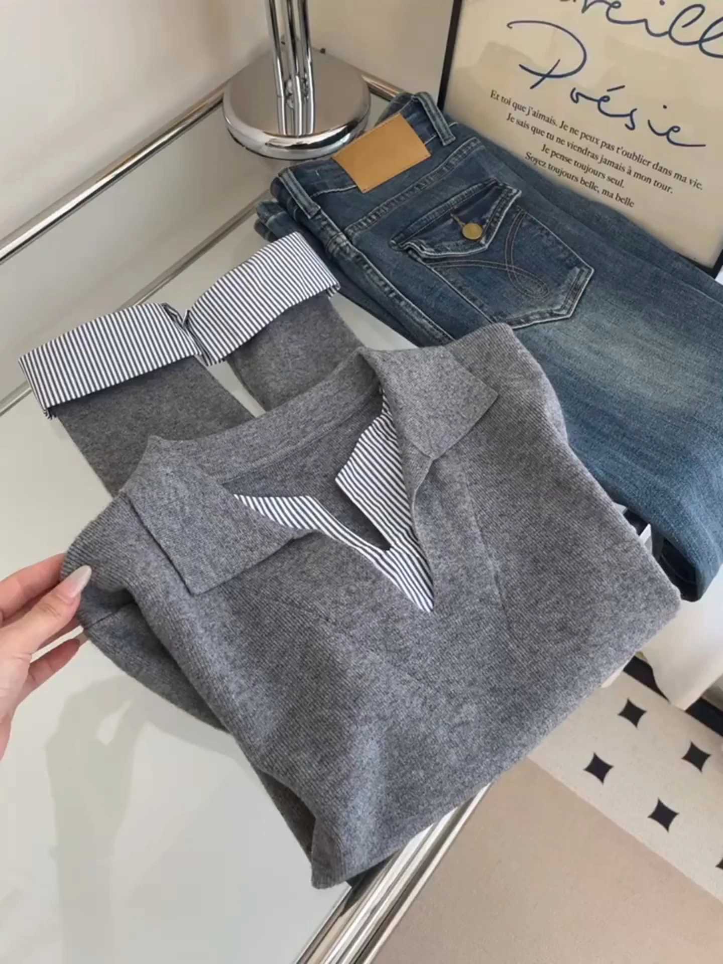 Casual Sle Ne Knitted Sweater Women's Autumn Winter Striped Splicing Slimming Casual Sweater Fake Two-Piece Soft Pol...
Casual Sle Ne Knitted Sweater Women's Autumn Winter Striped Splicing Slimming Casual Sweater Fake Two-Piece Soft Pol...