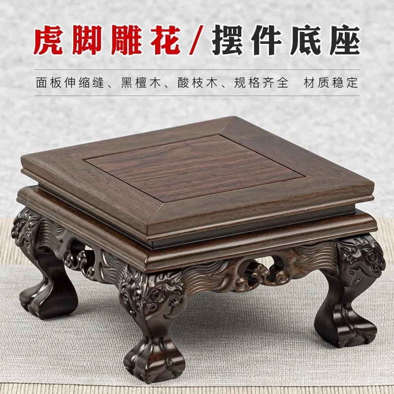 Ebony Wood Display Stand | Solid Black Wooden Base for Art Crafts/Buddha Statue/Teapot | Square & Rectangle Stone/Bonsai Holder
Ebony Wood Display Stand | Solid Black Wooden Base for Art Crafts/Buddha Statue/Teapot | Square & Rectangle Stone/Bonsai Holder