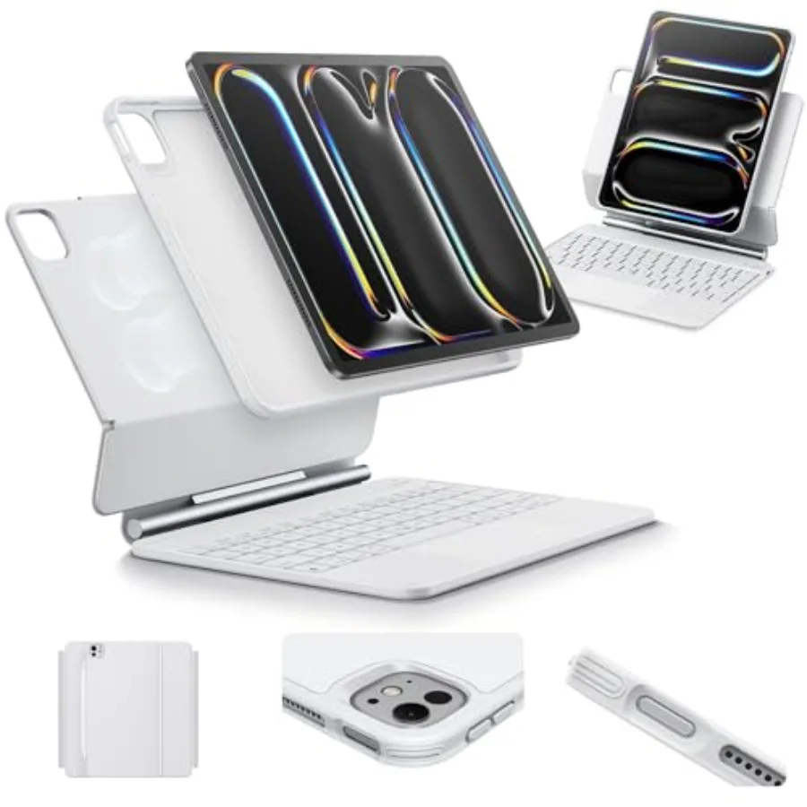 iPad Pro 11 Inch Case with Keyboard M5/M4 2025/2024 iPad Pro 11(5th) Keyboard Case with Easy-Set Magnetic Stand Portrait/Landsc
iPad Pro 11 Inch Case with Keyboard M5/M4 2025/2024 iPad Pro 11(5th) Keyboard Case with Easy-Set Magnetic Stand Portrait/Landsc