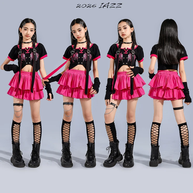 Summer Girls Group Jazz Dance Clothes K-pop Outfit Kids Street Wear Hip Hop Dance Costume Stage Performance Suits XS11493
Summer Girls Group Jazz Dance Clothes K-pop Outfit Kids Street Wear Hip Hop Dance Costume Stage Performance Suits XS11493