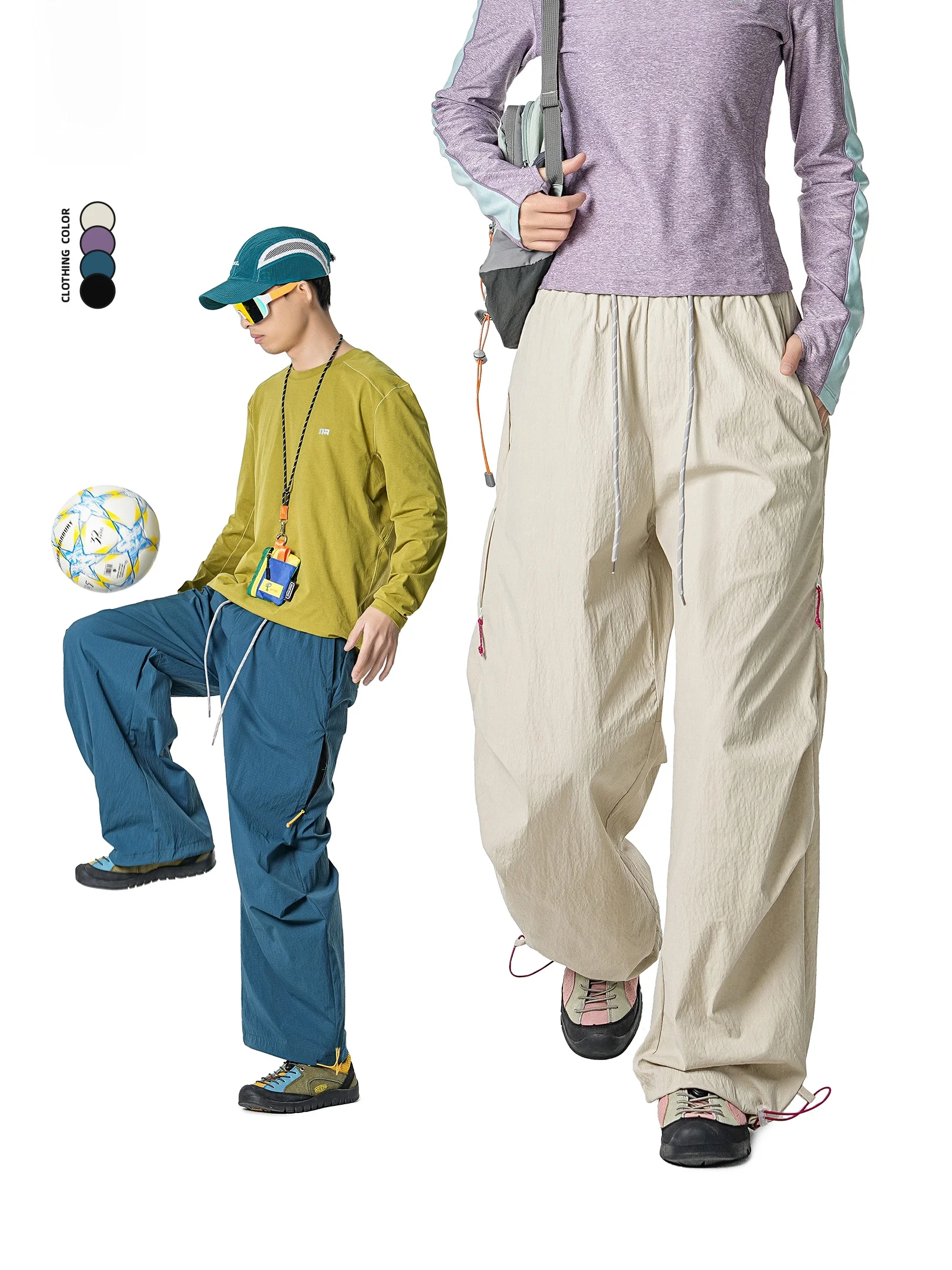 Outdoor Lightweight Side Zipper Workwear Foldable Paratrooper Pants Spring Autumn Loose Straight Leg Hiking Mountain Climbing...
Outdoor Lightweight Side Zipper Workwear Foldable Paratrooper Pants Spring Autumn Loose Straight Leg Hiking Mountain Climbing...