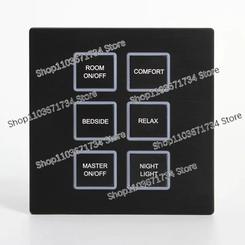5-24V DC Dry Contact Soft Press Button Smart Switch for 6 Gang Light Control with Whole CNC Brushed Aluminum Panel Frame
5-24V DC Dry Contact Soft Press Button Smart Switch for 6 Gang Light Control with Whole CNC Brushed Aluminum Panel Frame