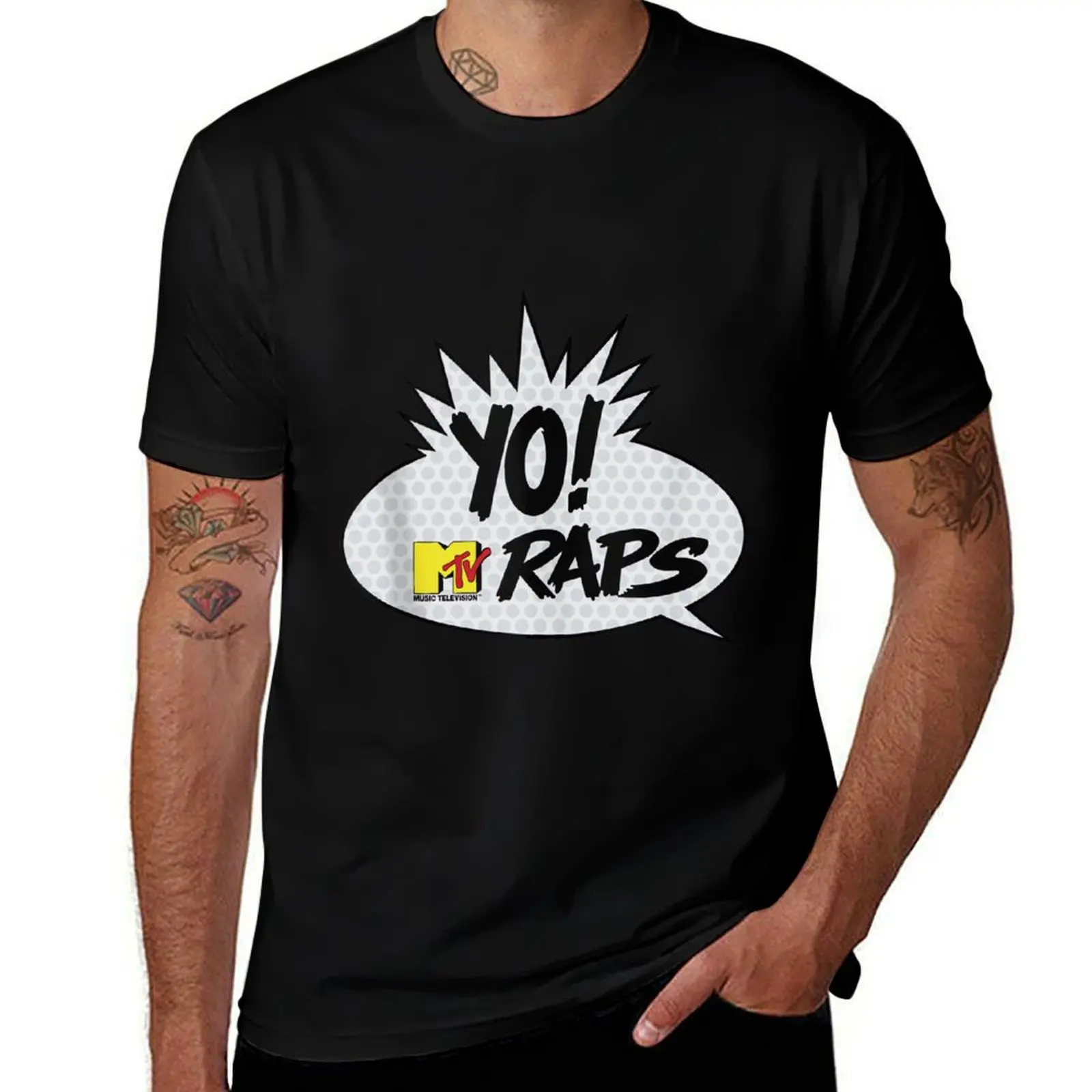 MTV YO! MTV Raps Comic Book Talk Bubble T-Shirt animal prinfor boys anime t shirts custom t shirt men clothings
MTV YO! MTV Raps Comic Book Talk Bubble T-Shirt animal prinfor boys anime t shirts custom t shirt men clothings