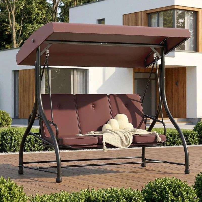 2026 New:3 Outdoor Porch Swing with Stand, 760 lbs Capacity Heavy Duty Patio Glider Swings Adults, Convertible 2 in 1 P
2026 New:3 Outdoor Porch Swing with Stand, 760 lbs Capacity Heavy Duty Patio Glider Swings Adults, Convertible 2 in 1 P