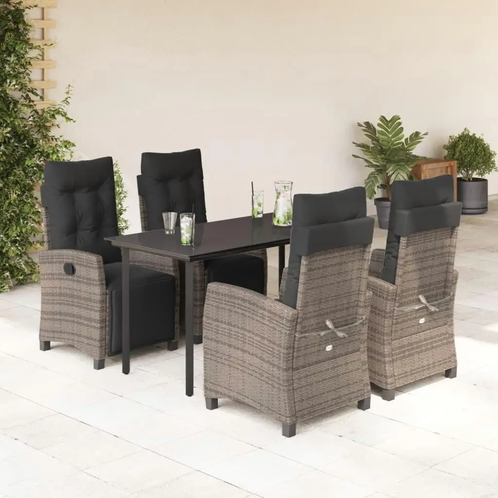 Stylish Grey Black Dark Grey Garden Dining Set Outdoor Furniture for Family and Friends
Stylish Grey Black Dark Grey Garden Dining Set Outdoor Furniture for Family and Friends