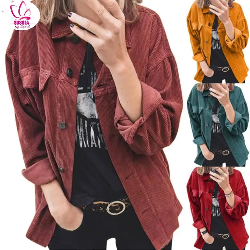 SUSOLA Lady New Blouse Women Thick Warm Women's Shirt Ladies Casual Button Blouse Feminina Women Shirts With Pocket Blouse
SUSOLA Lady New Blouse Women Thick Warm Women's Shirt Ladies Casual Button Blouse Feminina Women Shirts With Pocket Blouse
