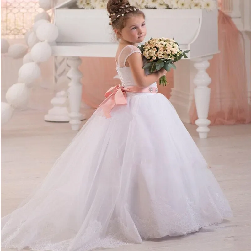 Flower Girl Dresses for Wedding Pearl Pink Floral Tulle Luxury Princess Long Maxi Kids Bridesmaid Ball Gowns Birthday
Flower Girl Dresses for Wedding Pearl Pink Floral Tulle Luxury Princess Long Maxi Kids Bridesmaid Ball Gowns Birthday