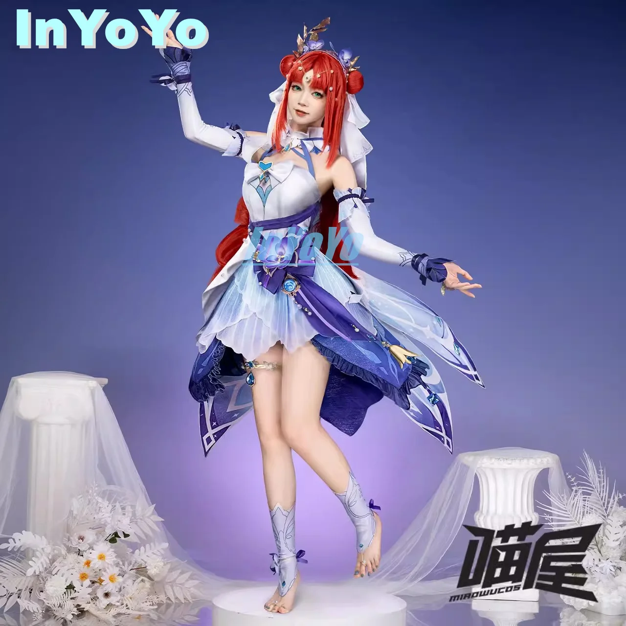 Костюм для косплея InYoYo Nilou, новинка, милый игровой костюм для косплея Genshin Impact, униформа для Хэллоуина, женский наряд для вечеринки
Костюм для косплея InYoYo Nilou, новинка, милый игровой костюм для косплея Genshin Impact, униформа для Хэллоуина, женский наряд для вечеринки