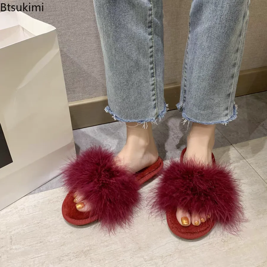 2025 Summer Hot Sales Flat Fluffy Slippers Female Wearing Fashion Low Heel Flip-flops Feather Flip-flops Ladies Flat Slippers
2025 Summer Hot Sales Flat Fluffy Slippers Female Wearing Fashion Low Heel Flip-flops Feather Flip-flops Ladies Flat Slippers