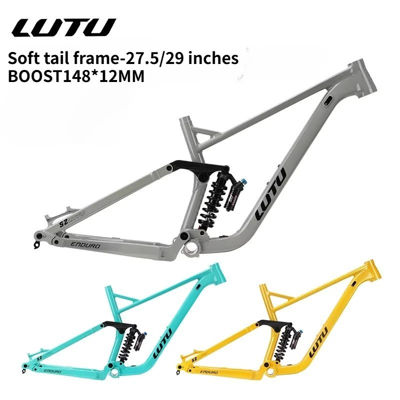 Рама горного велосипеда LUTU из алюминиевого сплава, четырехрычажная, с мягким подвесом, 29/27.5 дюймов, BOOST148 * 12 мм
Рама горного велосипеда LUTU из алюминиевого сплава, четырехрычажная, с мягким подвесом, 29/27.5 дюймов, BOOST148 * 12 мм