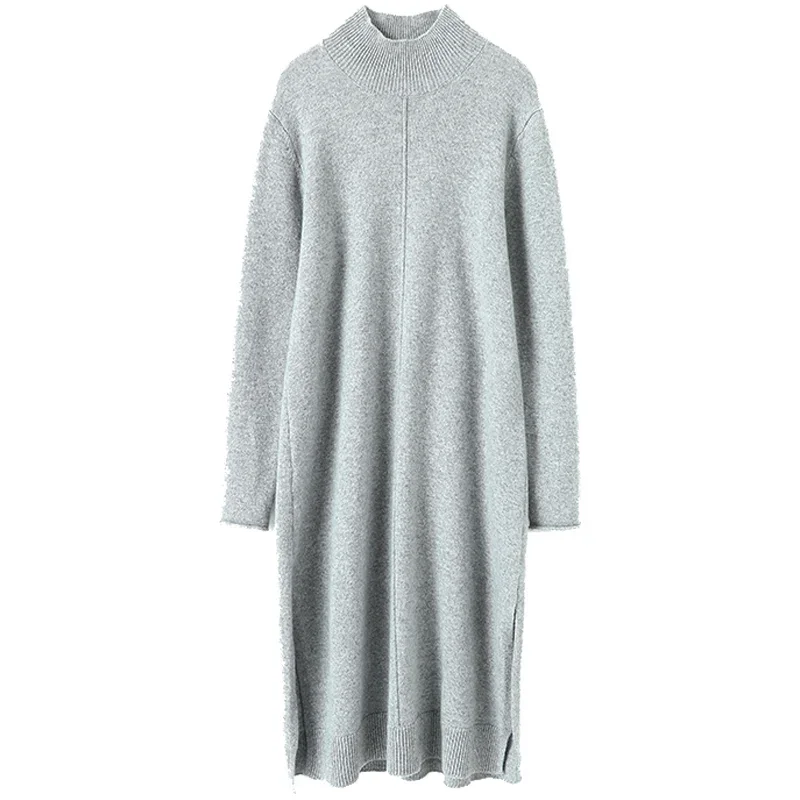 100% Cashmere Winter Warm Sweater Dress Women New Designer Latest Fashion for Women Clothes Half High Collar
100% Cashmere Winter Warm Sweater Dress Women New Designer Latest Fashion for Women Clothes Half High Collar