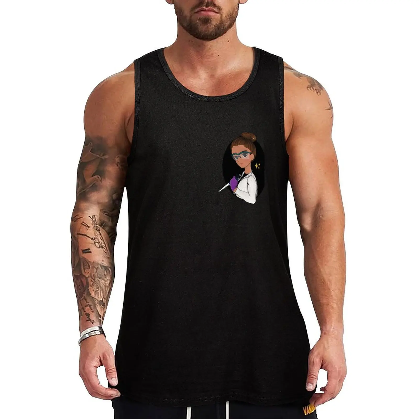 Scientist with p1000 Tank Top anime gym Sleeveless T-shirt Fitness men clothing gym accessories men
Scientist with p1000 Tank Top anime gym Sleeveless T-shirt Fitness men clothing gym accessories men