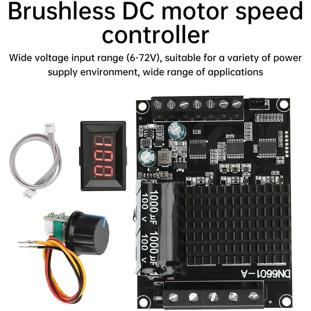 AS95-3-Phase Brushless Motor Controller Digital Display Motor Speed Controller PWM High Power
AS95-3-Phase Brushless Motor Controller Digital Display Motor Speed Controller PWM High Power