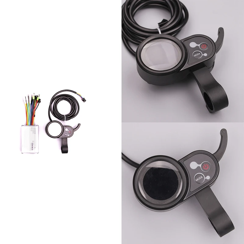 Electric Scooter Controller With Display Thumb Throttle 24V-48V Controller Electric Scooter Bike Accessory
Electric Scooter Controller With Display Thumb Throttle 24V-48V Controller Electric Scooter Bike Accessory