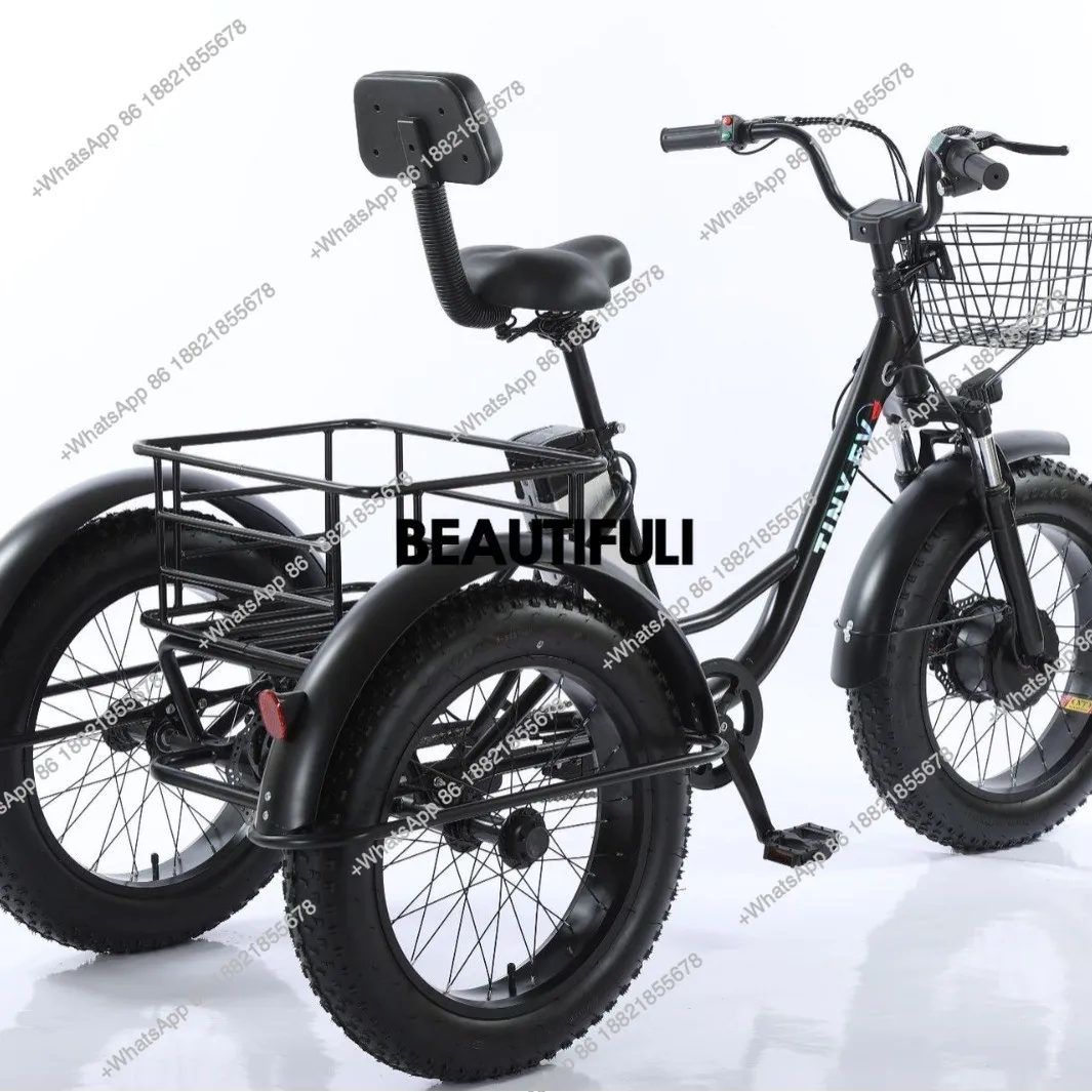 Iron 20-inch Fat Tire Pedal Power Electric Tricycle Rough Tire Snow Lithium Battery Tricycle Battery Car
Iron 20-inch Fat Tire Pedal Power Electric Tricycle Rough Tire Snow Lithium Battery Tricycle Battery Car