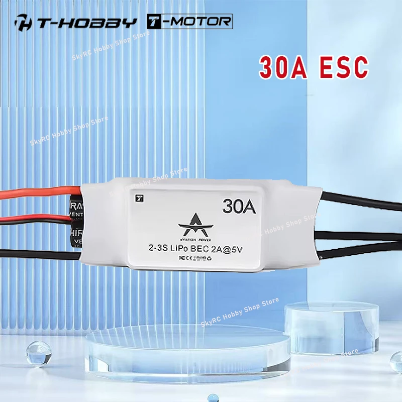 T-MOTOR T-HOBBY TO 30A ESC 2-3S 30A постоянный ток, 40A пиковый ток, 5V/2A линейный BEC, 68×25×8мм, 37г для радиоуправляемых самолетов с фиксированным крылом и FPV
T-MOTOR T-HOBBY TO 30A ESC 2-3S 30A постоянный ток, 40A пиковый ток, 5V/2A линейный BEC, 68×25×8мм, 37г для радиоуправляемых самолетов с фиксированным крылом и FPV