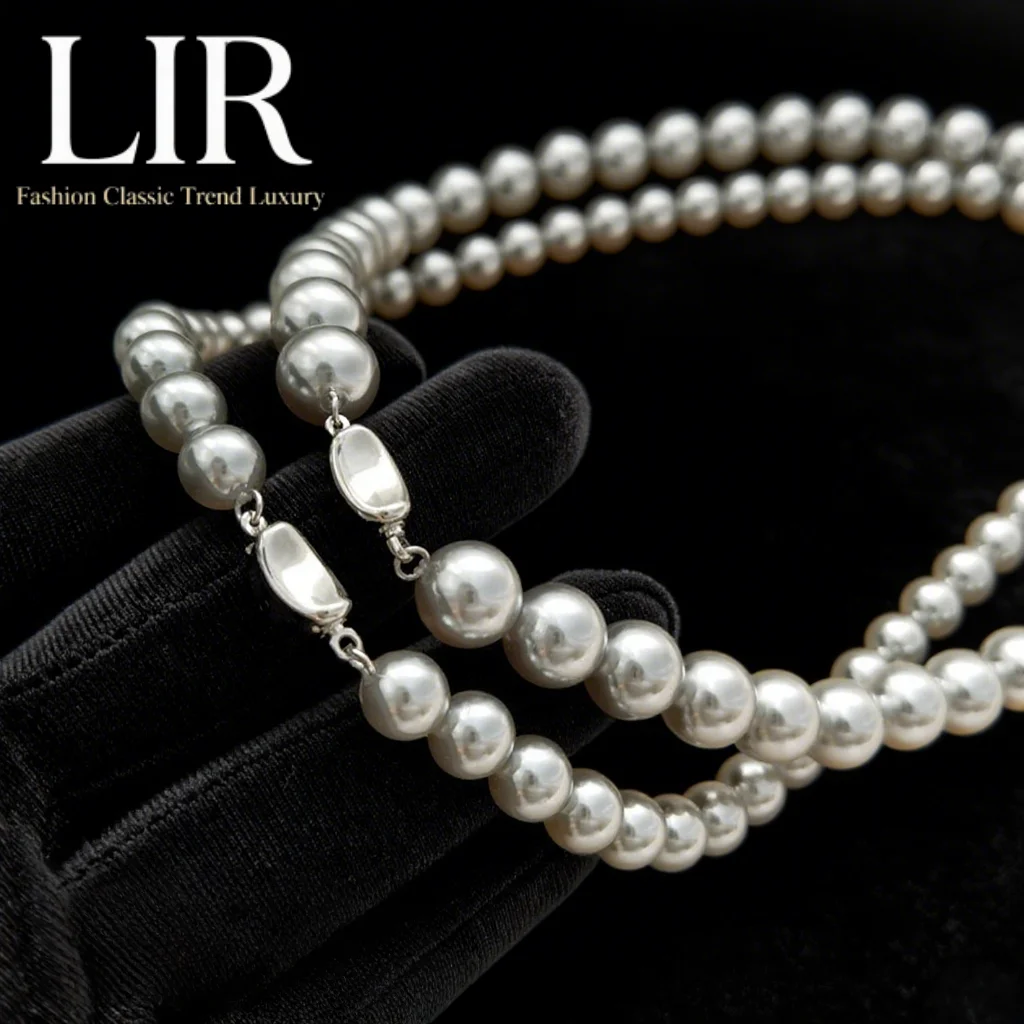 LIR 2025 New Retro Gray Faux Pearl Necklace: Copper, High Shine, Minimalist Elegance, Trendy Women’s Jewelry
LIR 2025 New Retro Gray Faux Pearl Necklace: Copper, High Shine, Minimalist Elegance, Trendy Women’s Jewelry