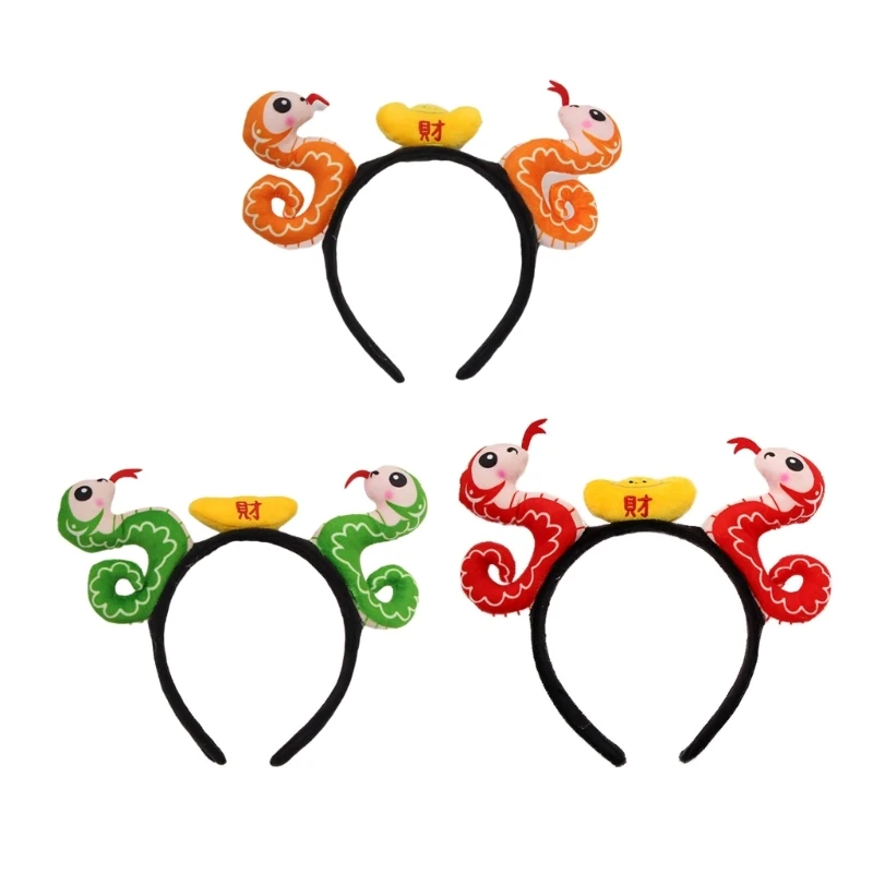 New Fun And Unique Snake Pattern Headband Polyester Hair Ornament For Fashion Lover
New Fun And Unique Snake Pattern Headband Polyester Hair Ornament For Fashion Lover