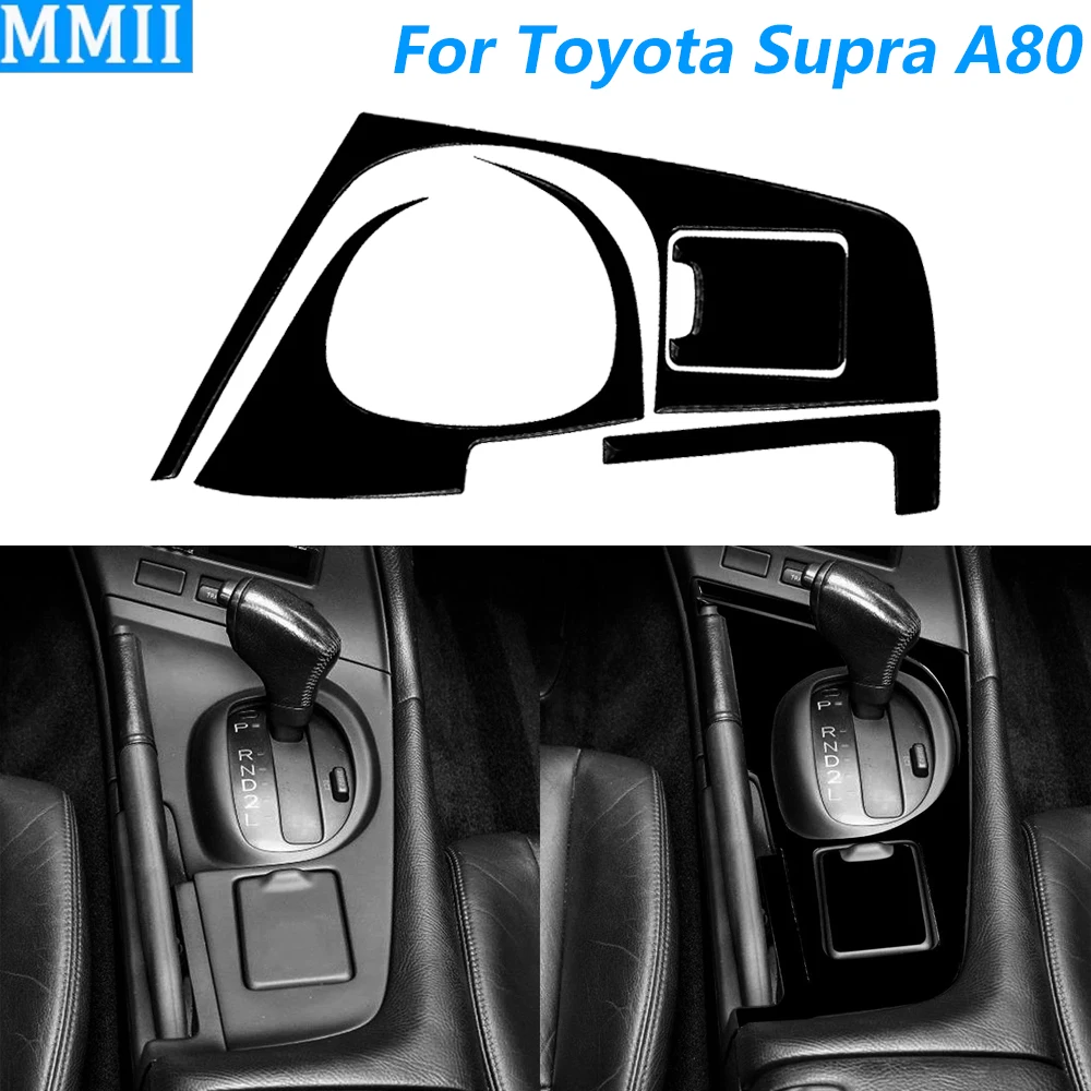 For Toyota Supra A80 MK4 1993-1999 Piano Black Central Console Gear Shift Storage Panel Cover Trim Set Car Accessories Sticker
For Toyota Supra A80 MK4 1993-1999 Piano Black Central Console Gear Shift Storage Panel Cover Trim Set Car Accessories Sticker