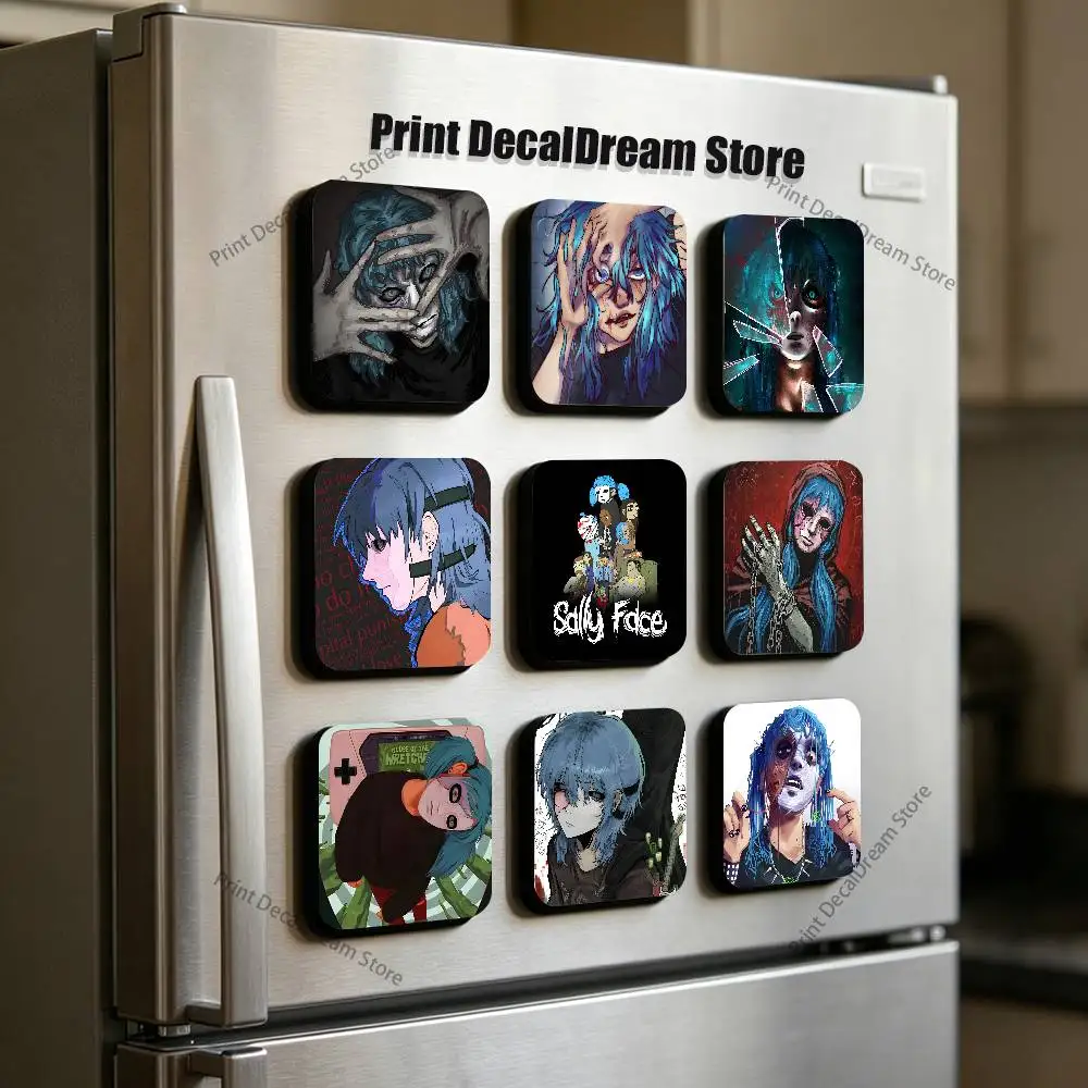 S-Sally Face Refrigerator Magnets Cute Cartoon Magnetic Personality Decorations Creative Gifts
S-Sally Face Refrigerator Magnets Cute Cartoon Magnetic Personality Decorations Creative Gifts